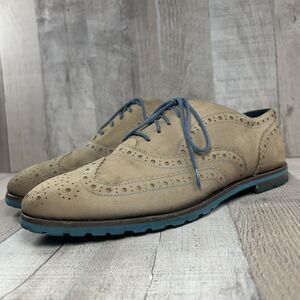 Johnston & Murphy Women's Oxford Wingtip Lace Up Suede Shoes Brown Size 9